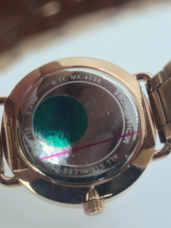 Michael Kors MK4598 Womens Rose Gold Crystal Dial Watch 36mm main image 8
